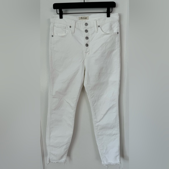 Madewell 10” High-Rise Skinny Crop: Front Button Edition - Picture 10 of 14